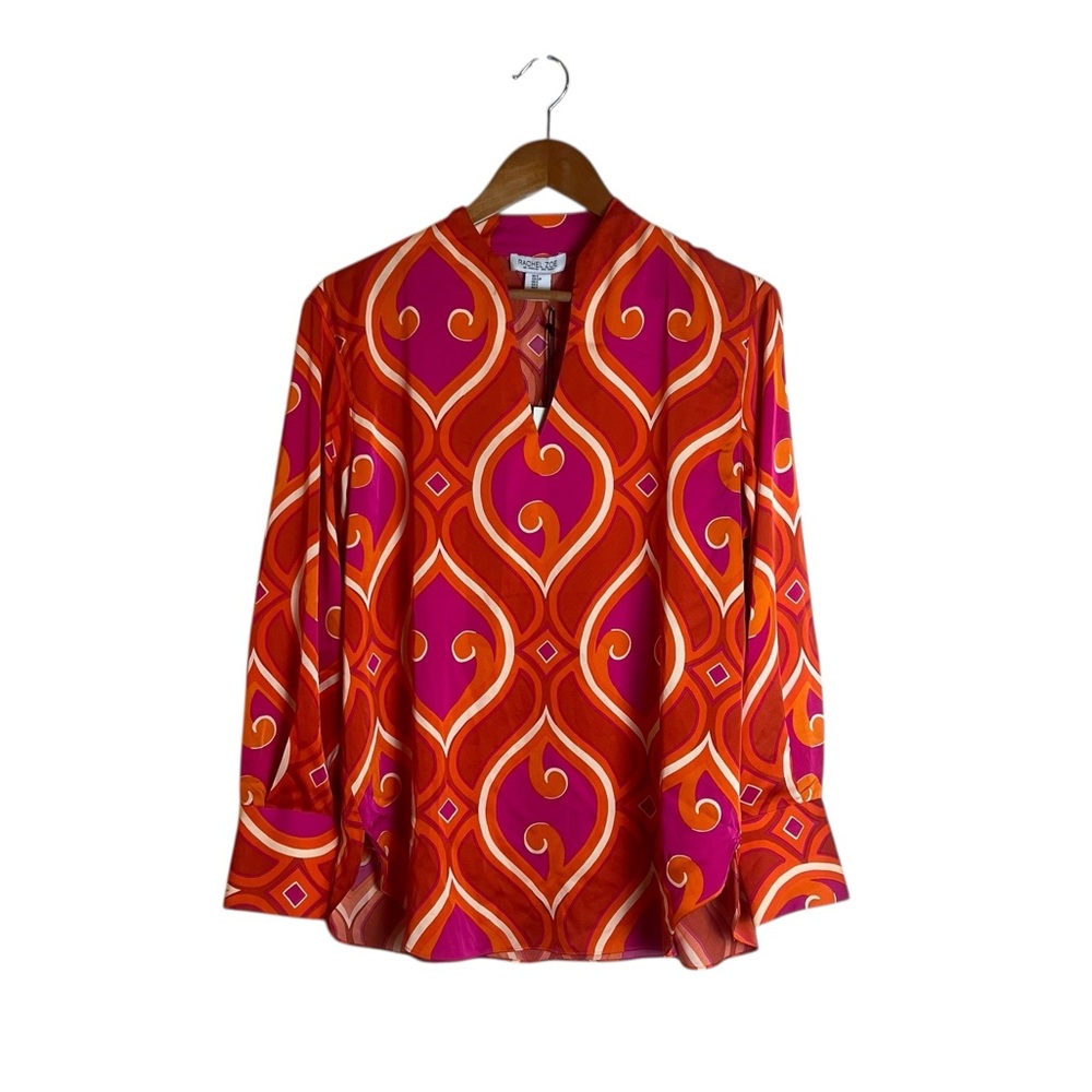 NWT Rachel Zoe patterned blouse. Size small